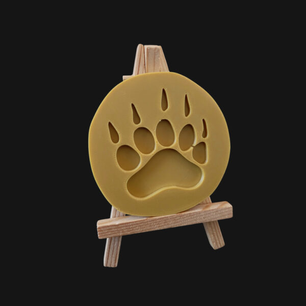 Empreinte de blaireau réalisée en impression 3D