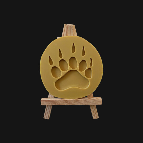 Empreinte de blaireau réalisée en impression 3D