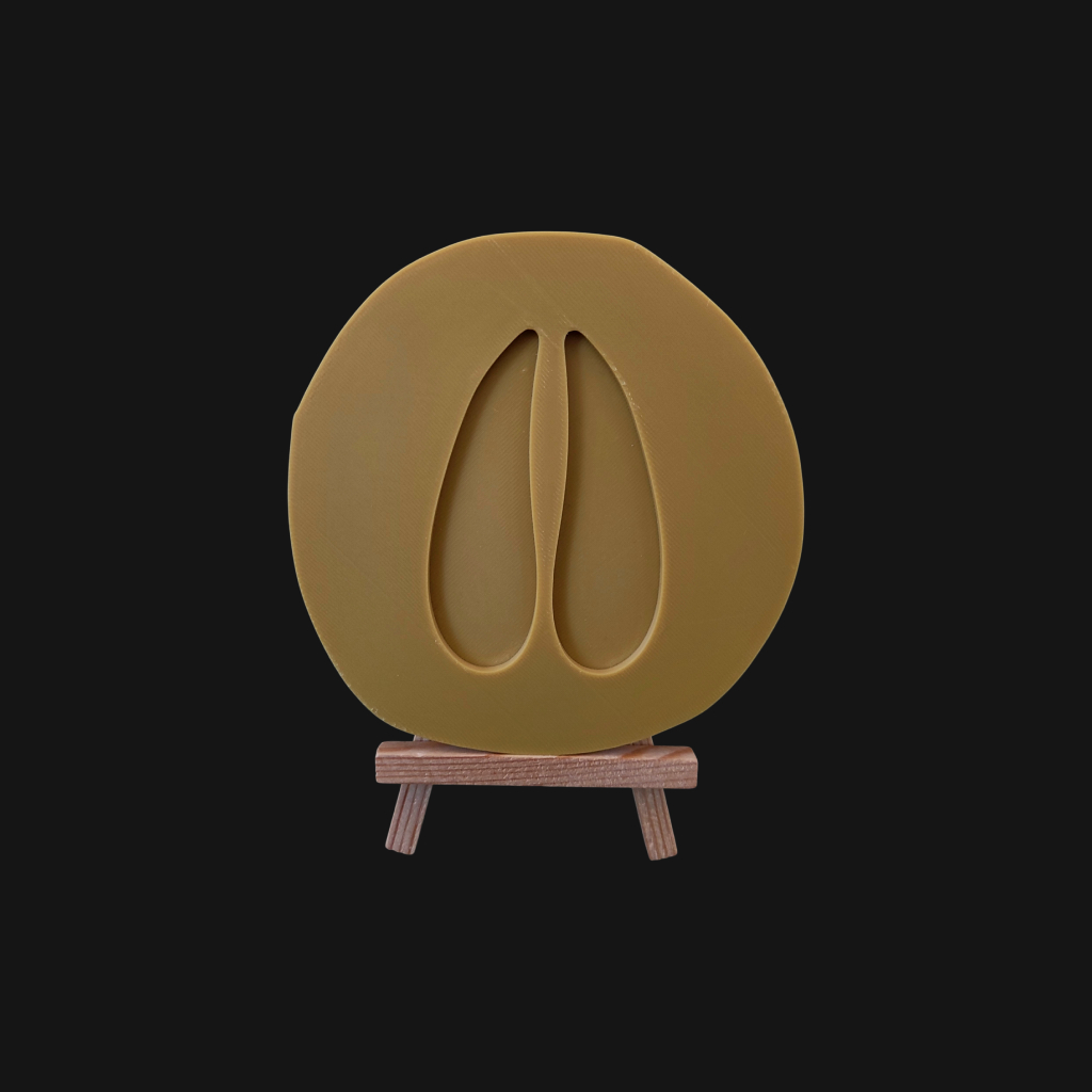 Empreinte de cerf réalisée en impression 3D