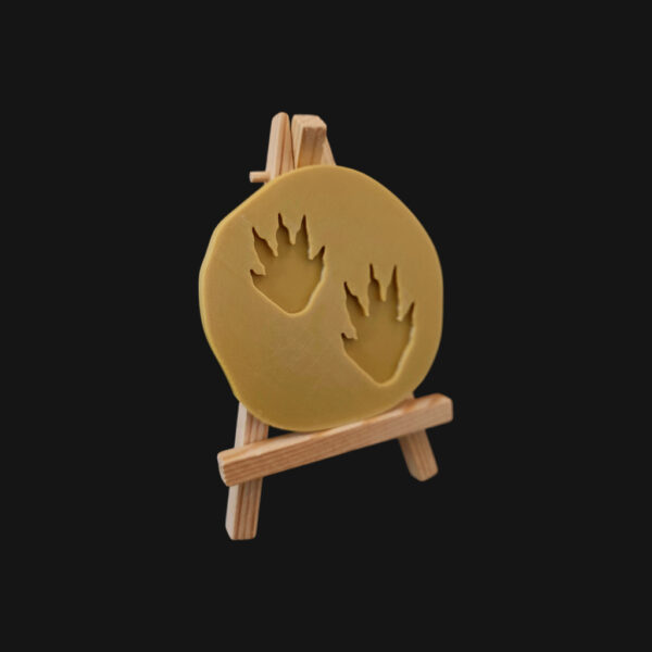 Empreinte de hérisson réalisée en impression 3D