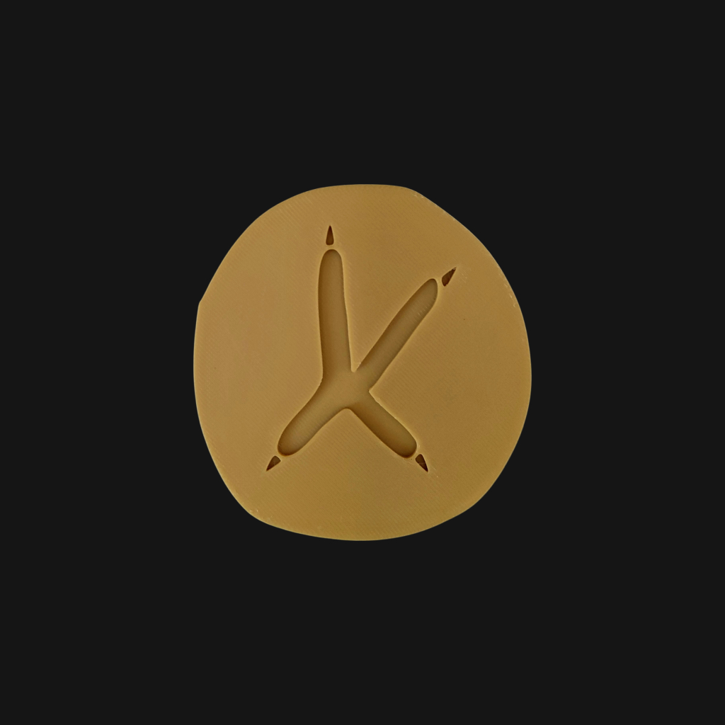 Empreinte de hibou réalisée en impression 3D