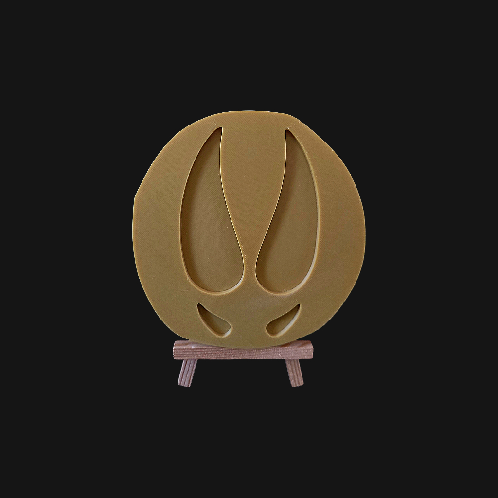 Empreinte de sanglier réalisée en impression 3D